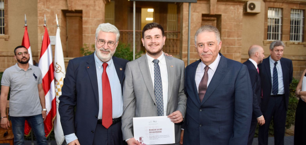 Baker Shakhshir 1st Recipient of Shafeeq Al Ghabra Scholarship for Political Science